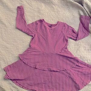 Pink tiered dress. Tea Collection size 3 (toddler)